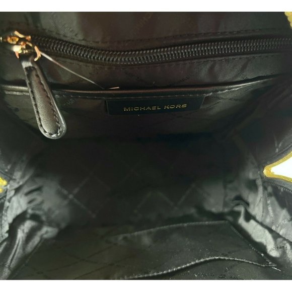Michael Kors ADINA Pebbled Leather Medium Backpack, School Bag